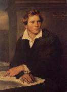 Franz Xaver Winterhalter Portrait of a Young Architect oil painting picture wholesale